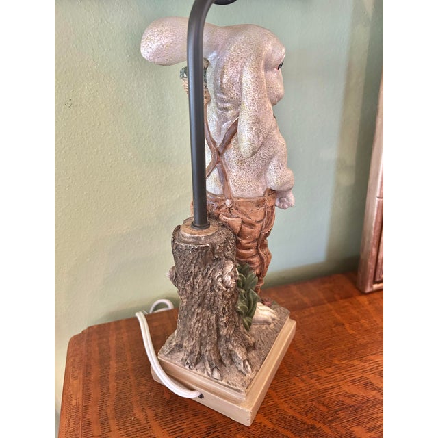 Late 20th Century Bunny Rabbit Lamp in the Style of Henri Chrisdon For Sale In New Orleans - Image 6 of 12