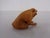Brown Handmade Leather Frog from Deru Wiesbaden, Germany, 1960s For Sale - Image 8 of 17