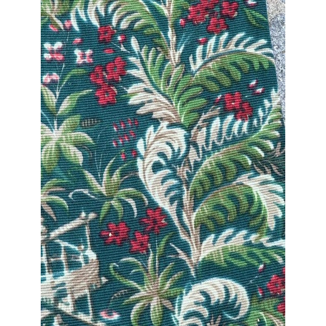 Vintage French Aubusson Screen Printed Tapestry with Medieval Design, 1960s For Sale - Image 13 of 18