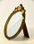 Wood 1930's English Barbola Dressing Table Mirror For Sale - Image 7 of 8