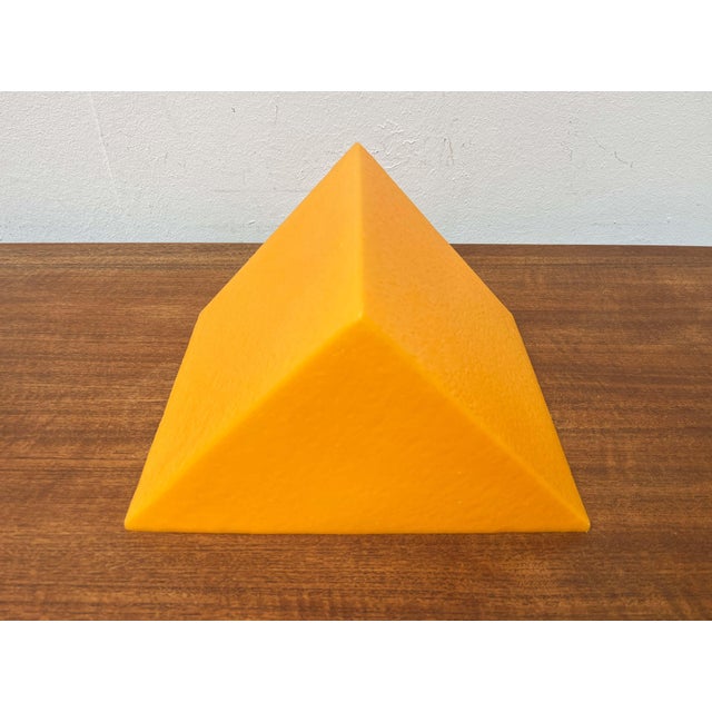 Postmodern Orange Prism Shape Floor or Table Lamp from Heico, 1980s For Sale - Image 10 of 10
