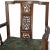 Chinese Pair of Chinese Carved Hardwood Throne Armchairs With Silk Cushions Mid-20th Century For Sale - Image 3 of 12