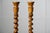 Traditional Antique Swedish Empire Candlesticks in Birch, Set of 2 For Sale - Image 3 of 9