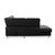 Florence Corner Sofa in Black Leather by Ewald Schillig For Sale - Image 12 of 15