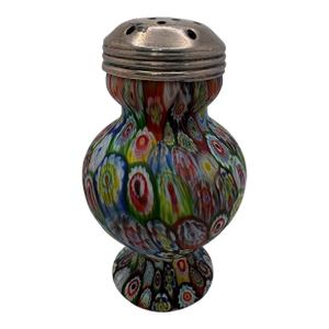 1930s Fratelli Toso Murano Glass Millefiori Muffinneer