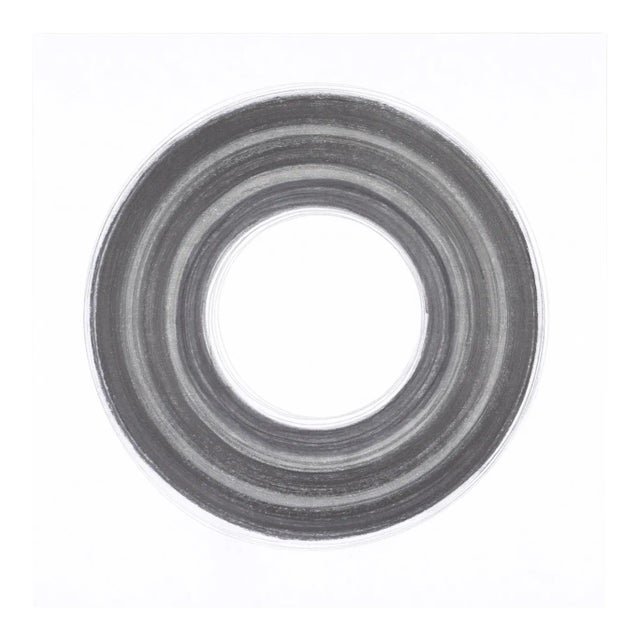 Contemporary Abstract Graphite on Paper Painting "Untitled 12" by Matthew Langley For Sale