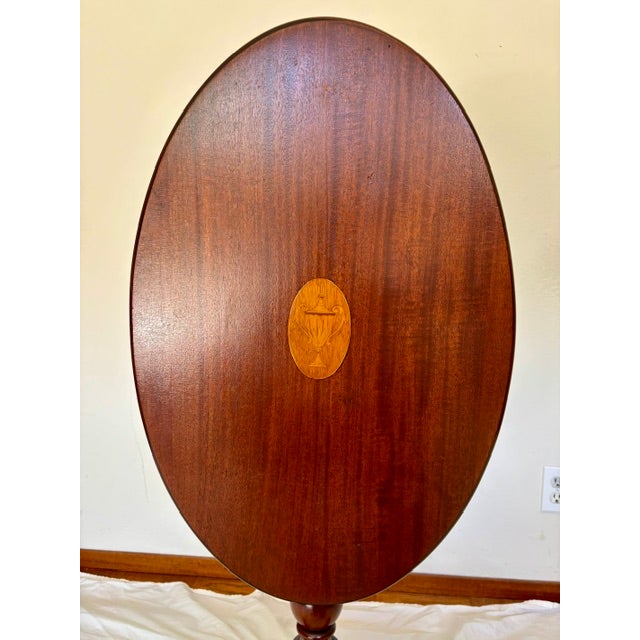 1931 Charak Furniture Co. Tilt Top Mahogany Table — Handmade, Numbered, Excellent Condition Beautiful handmade tilt top...