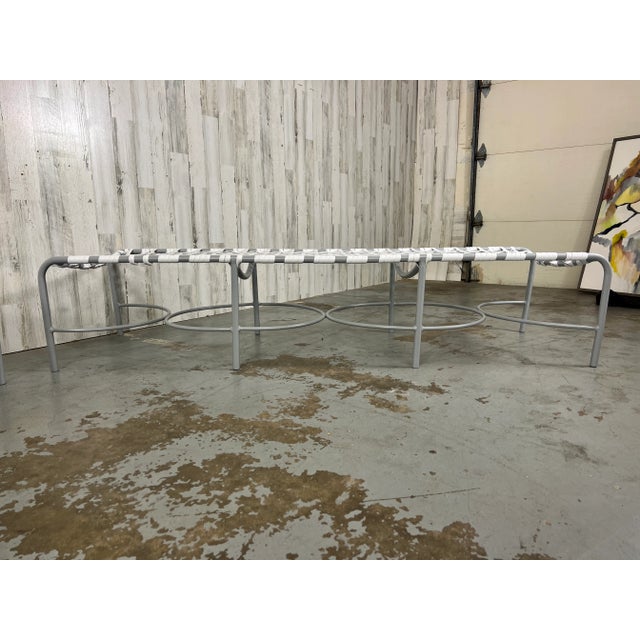 1960s Designed by Tadao Inouye, Kantan Benches for Brown Jordan - Set of 2 For Sale - Image 11 of 11