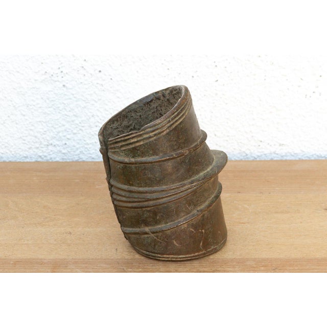 African 19th Century African Bronze Currency Anklet For Sale - Image 3 of 7