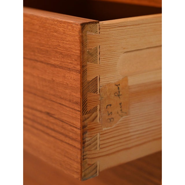 Danish Beech and Teak Chest of Drawers by Børge Mogensen for Karl Andersson & Söner, 1960s For Sale - Image 9 of 13