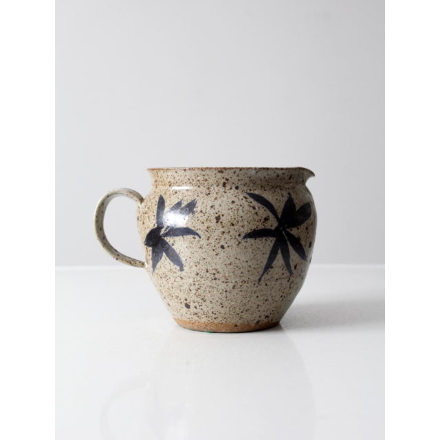 Vintage Studio Pottery Pitcher For Sale - Image 6 of 12