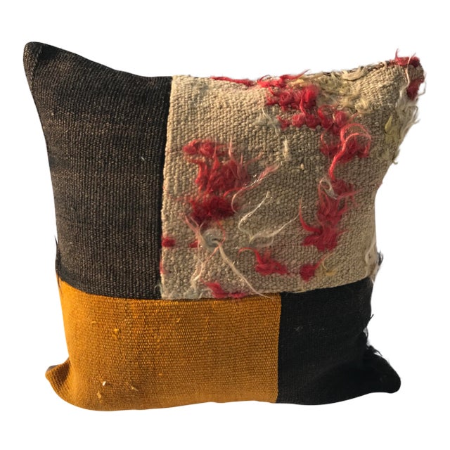 Multicolor Turkish Kilim Pillow Cover For Sale