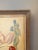 1950s Mid-Century Modern "Floral & Figurine" Swedish Vintage Still Life Oil Painting, Framed For Sale - Image 5 of 12