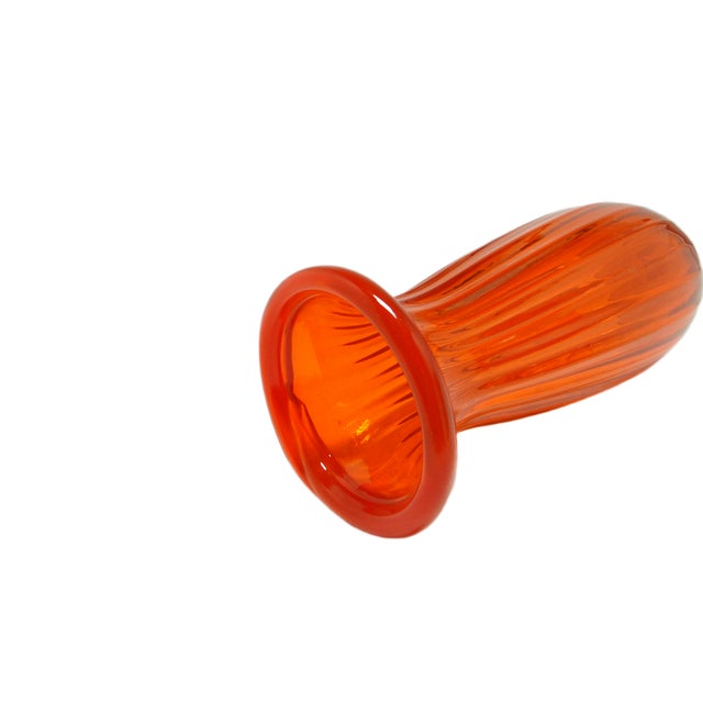 Polish Vase from Wołomin Glassworks, 1970s For Sale - Image 4 of 5