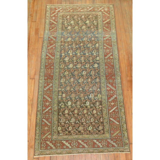 Short Persian Malayer runner from the 1st quarter of the 20th century Details rug no. j1474 size 3' 3" x 6' 11" (99 x 211 cm)