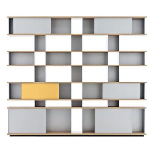 Nuage Shelving Unit in Wood and Aluminium by Charlotte Perriand for Cassina For Sale - Image 9 of 9