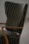 Gold Mid-Century Modern Danish Wingback Lounge Chair in Oak by Viggo Boesen, 1950s For Sale - Image 8 of 18
