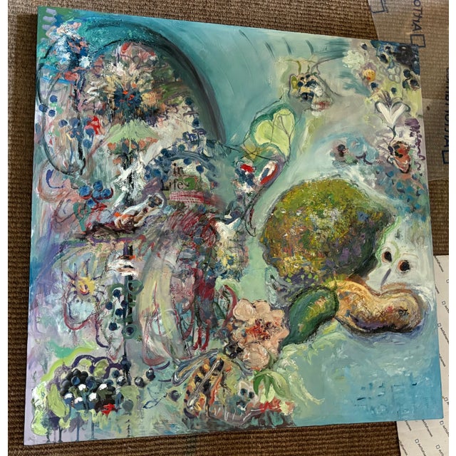 Large Abstract, Original Oil Paintings, Gallery Art For Sale - Image 4 of 8