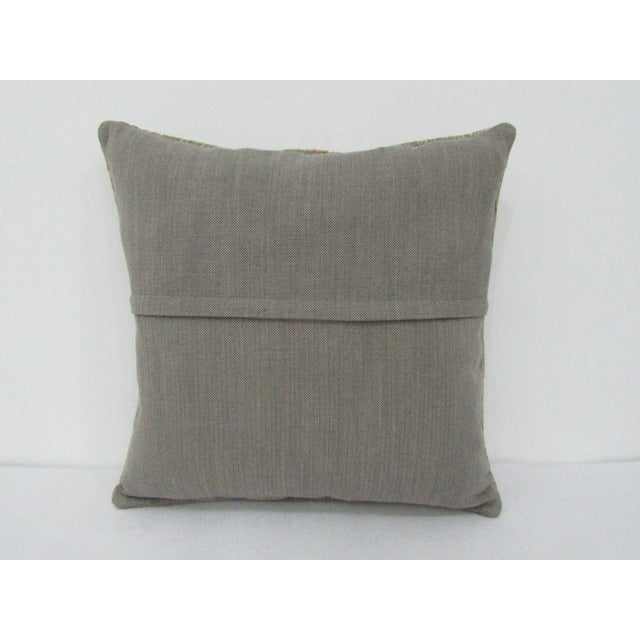 Turkish Turkish Handmade Decorative Pillow Cover For Sale - Image 3 of 4