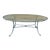Mid-Century Brown Jordan Aluminum Outdoor Patio Oval Dining Table For Sale