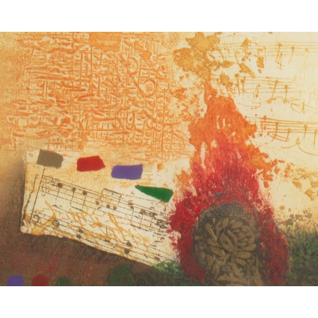 Printmaking Materials “Automme” Abstract Etching by Nissan Engel For Sale - Image 7 of 8