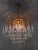 Gold Murano Glass Teardrop Chandelier with Gilded Frame attributed to Paolo Venini, 1970s For Sale - Image 8 of 18