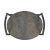 2020s Slate & Iron Oval Side Table For Sale - Image 5 of 6