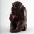 Early 20th Century Japanese Carved Wood Figure of a Monkey: A finely carved Japanese wood netsuke depicting a seated...
