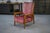 Oak and Velvet Armchair, 1940s For Sale - Image 14 of 14