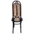 19th Century Vienna Secession Bent Oak & Cane High Back Side Chair No. 16 Attributed to Thonet, Pair For Sale - Image 9 of 10