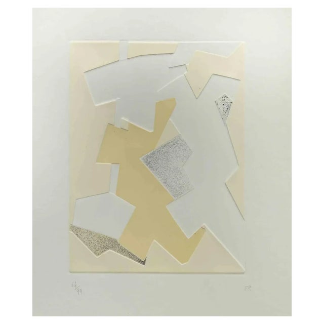 Hans Richter, Abstract Composition, Etching, 1970 For Sale