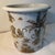 Chinoiserie Vintage Amita Chinoiserie Porcelain Monkey Motif Cachepot For Sale - Image 3 of 7