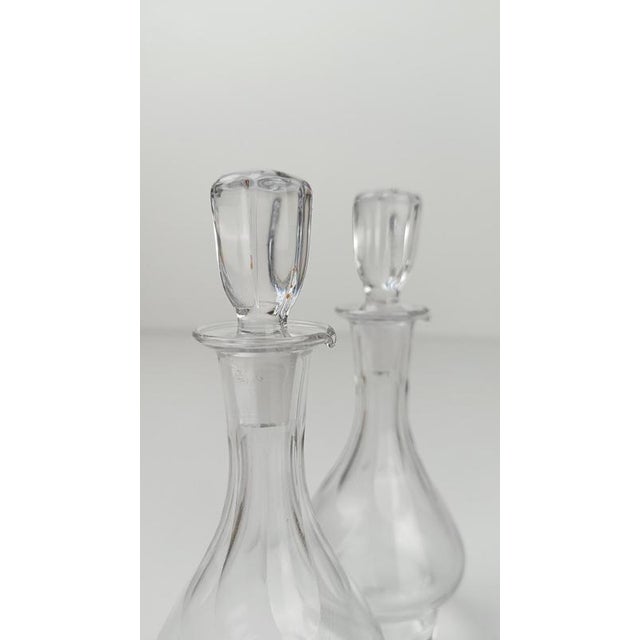 Cruet Set in Gilt Brass, Cut Crystal and Lacquered Goatskin Parchment by Aldo Tura, 1970s, Set of 8 For Sale - Image 12 of 18