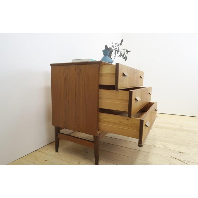 Teak Chest of 3 Drawers, Denmark, 1960 For Sale - Image 6 of 11