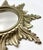 Mid-Century Modern Vintage Italian Silver Gilt Sunburst Mirror For Sale - Image 3 of 8