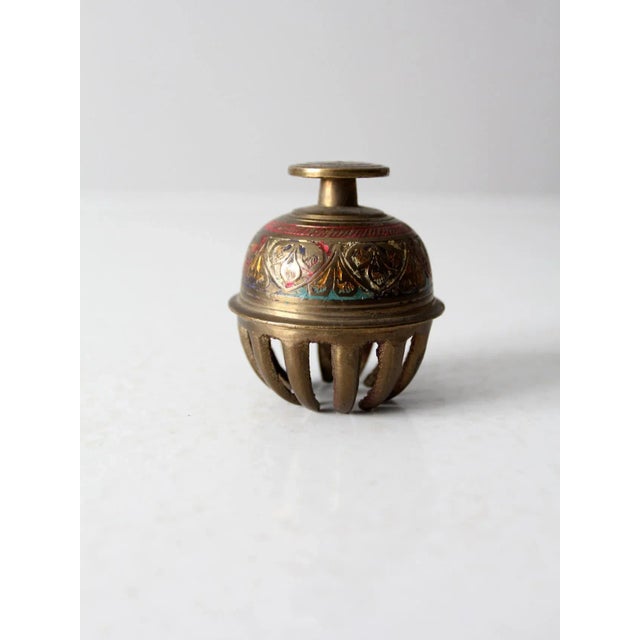 Mid-Century Modern Antique Elephant Claw Bell For Sale - Image 3 of 10