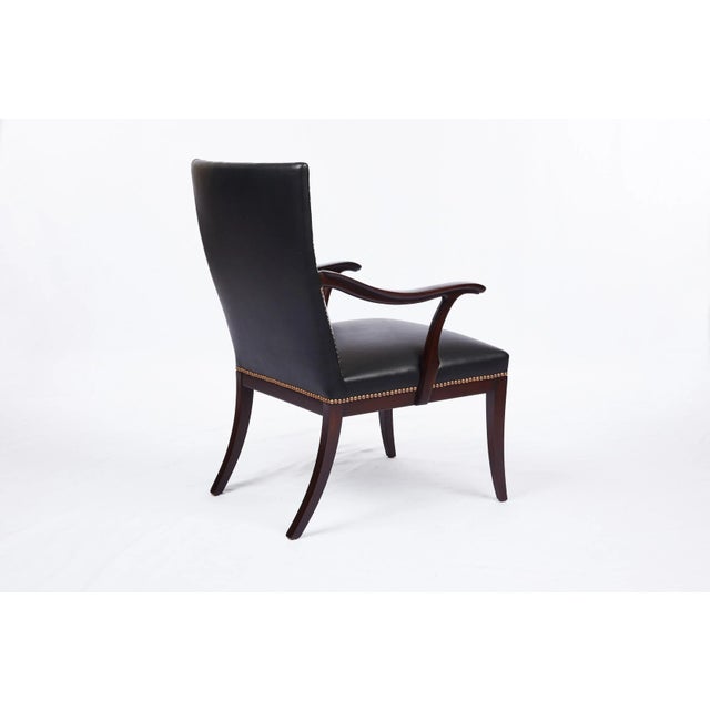 Mid 20th Century Mid 20th Century Frits Henningsen Arm Chair For Sale - Image 5 of 13