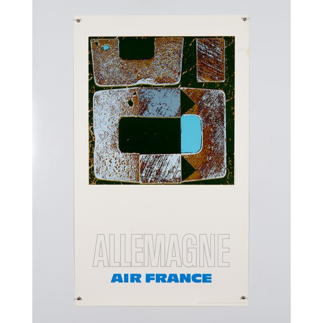 Air France Germany Travel Poster by Raymond Pagès, 1971 For Sale - Image 3 of 9