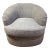 Custom Made Contemporary Taupe Swivel Chairs For Sale