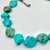 Turquoise 1980s Southwestern Navajo Boho Chic Faux Turquoise Rock Beaded Necklace, 19” For Sale - Image 8 of 9