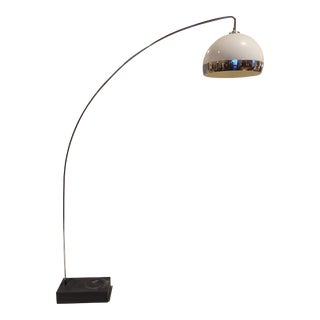 Vintage 1970s Guzzini Arc Floor Lamp For Sale