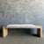 Wood Casi Sheep Bench in White Oak and Natural Genuine Sheep Upholstery For Sale - Image 7 of 15