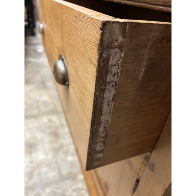 Antique English Pine Dresser For Sale - Image 4 of 7