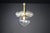 Mid-20th Century Chandelier with Brass Fixture and Hand-Blown Glass Globes, 1960s For Sale - Image 4 of 11