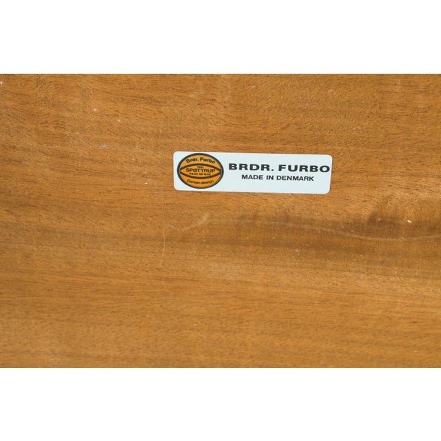 Brdr. Furbo Danish Teak & Tile Bar Cart C. 1960s For Sale - Image 4 of 9