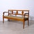 Directoire Walnut and Floral Fabric Bench, Italy, 1900s For Sale - Image 12 of 18
