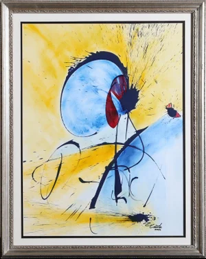 Robert Kautz Colorful Abstract Painting by Robert Kautz 2004