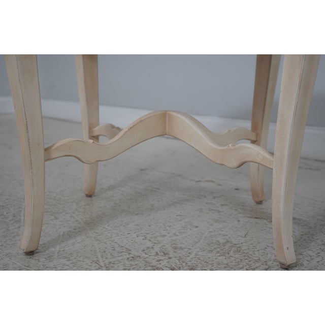 Ethan Allen French Country Style Round Side Table For Sale In Philadelphia - Image 6 of 14