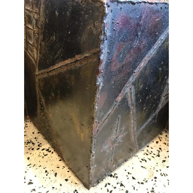 Brutalist Paul Evans Brutalist Pe-11 Cocktail Table For Sale - Image 3 of 10