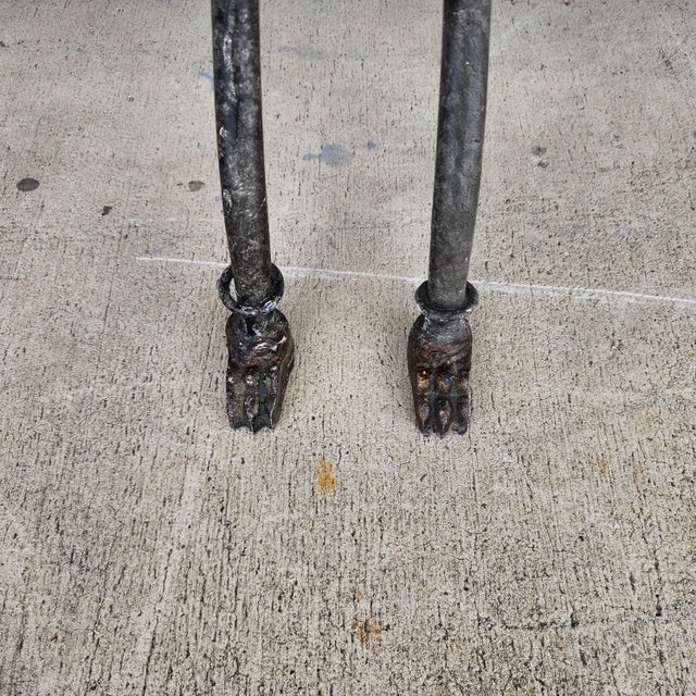Pair of Curule Benches Footstools With Lion Motif For Sale - Image 18 of 18